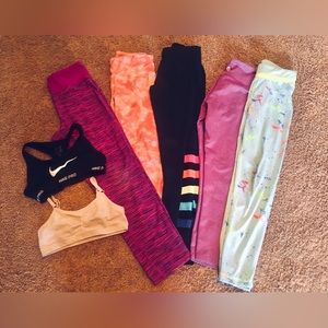 Girls size 10/12 Athletic Lot, Old Navy, Justice, Nike